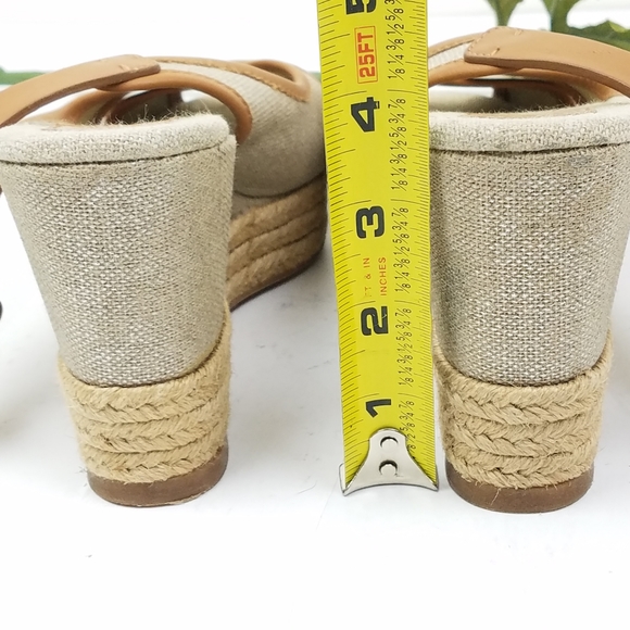 Tory Burch wedge fabric espadrille size 8 - Picture 6 of 8